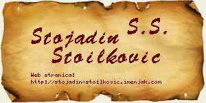 Stojadin Stoilković vizit kartica